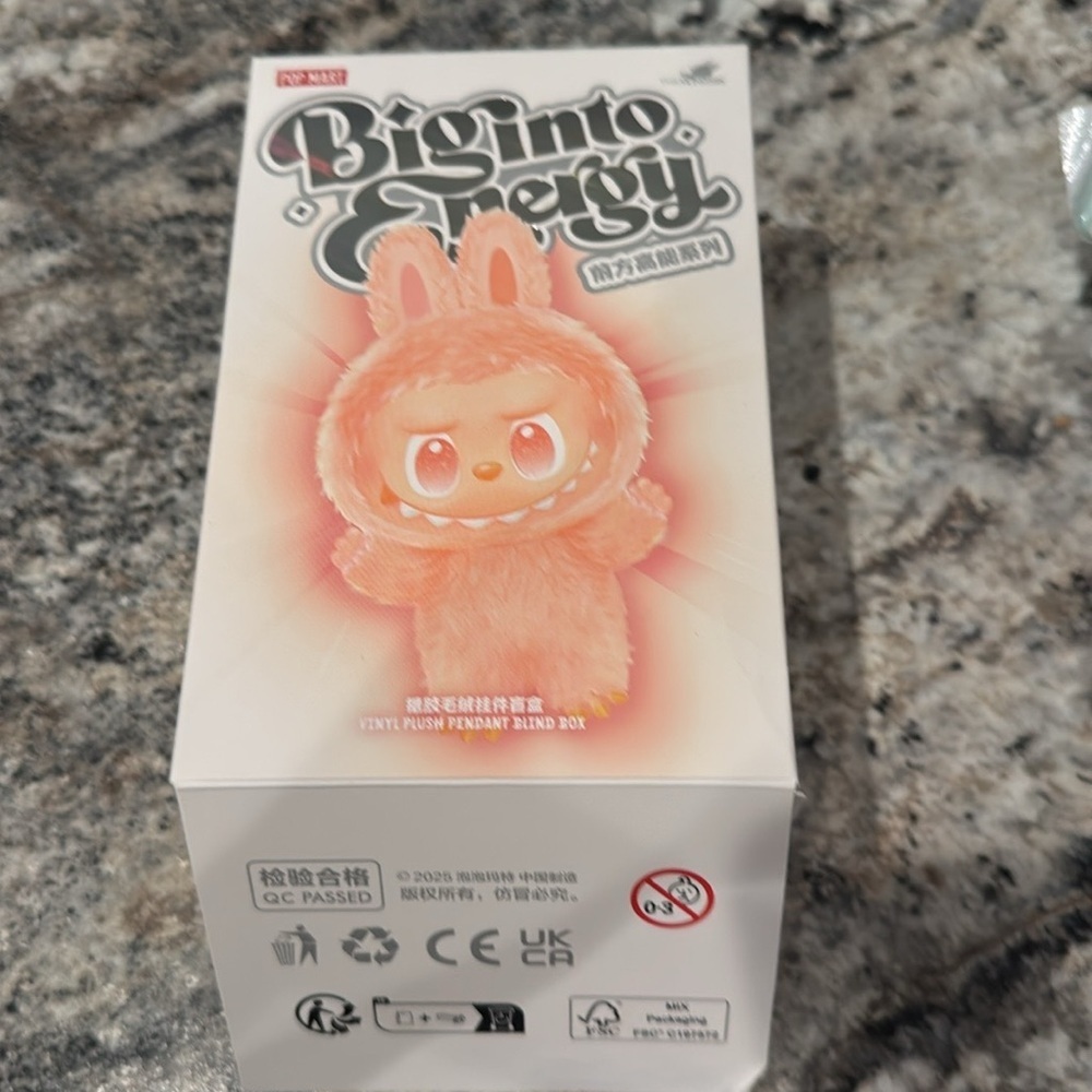 NEW Pop Mart Big Into Energy Labubu Vinyl Plush Pendant Blind Box  happiness - Picture 7 of 11